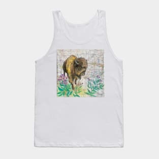 Bison and Western Ironweed Tank Top